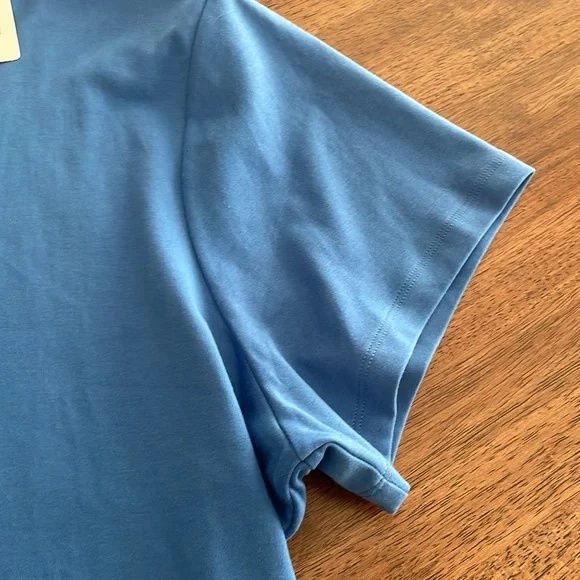 LL Bean bright blue tee shirt - Picture 7 of 9